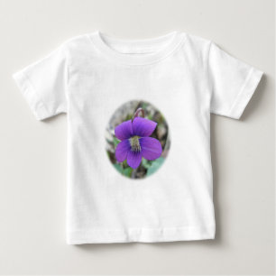 Violet Wildflower Coordinating Items Baby T-Shirt