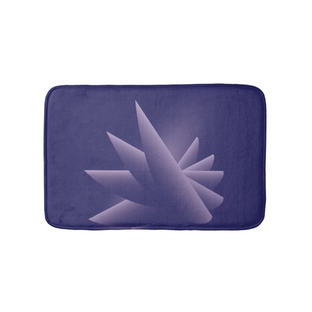 Violet wings bath mat (Front)