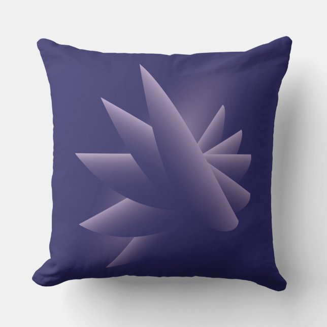 Violet wings cushion (Front)