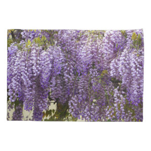 Violet Wisteria Flowers Pillowcase