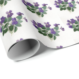 Violet Wrapping papper Wrapping Paper