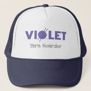 Violet Yarn Hoarder Trucker Hat