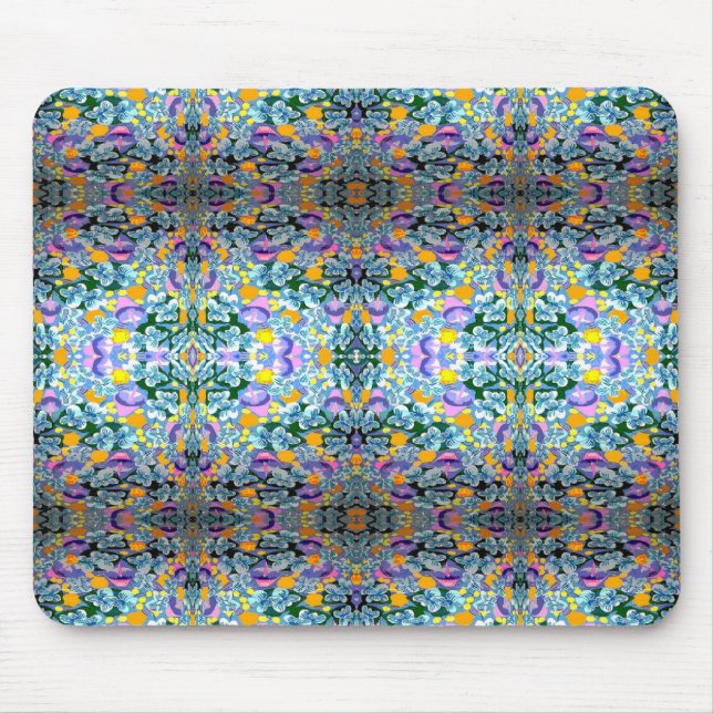Violets And Lamps Mouse Pad (Front)