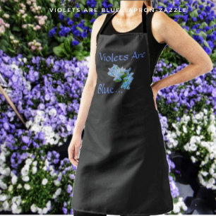 Violets Are Blue... All-Over Print Apron