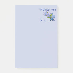 Violets Are Blue... Post-it Notes