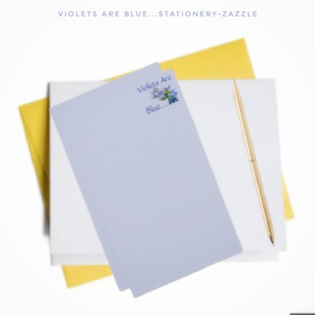Violets Are Blue... Stationery (Creator Uploaded)