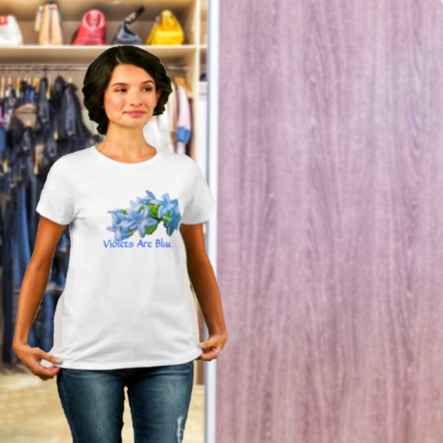 Violets Are Blue T-Shirt (This Violets Are Blue T-Shirt completes your Valentine's Day look!)