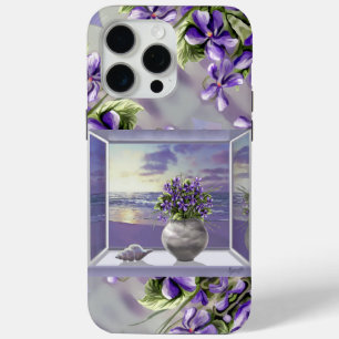 violets in a moon jar iPhone 15 pro max case