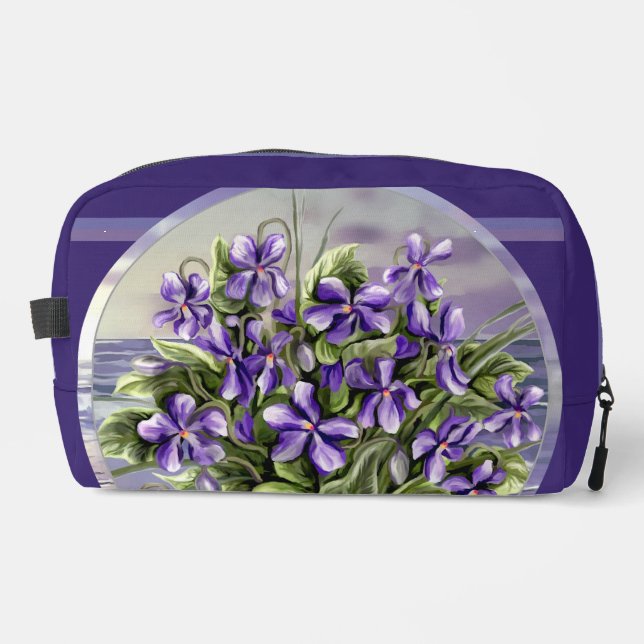 violets in a moon jar dopp kit (Front)