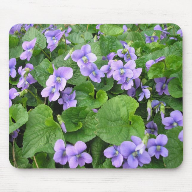 Violets Mouse Pad (Front)