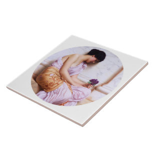 Violets, Sweet Violets c1908 Ceramic Tile