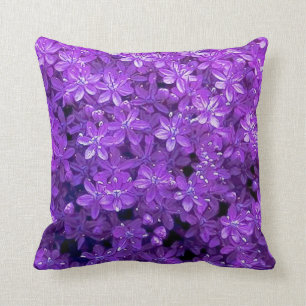 Violets Throw Pillow