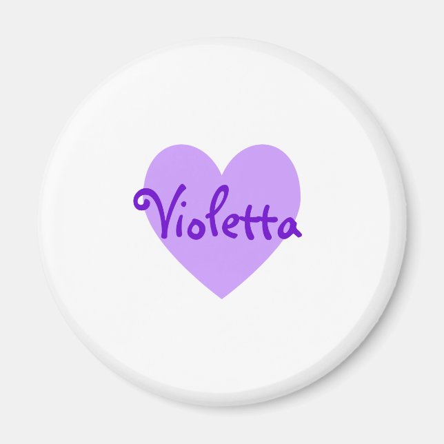 Violetta in Purple Magnet (Front)