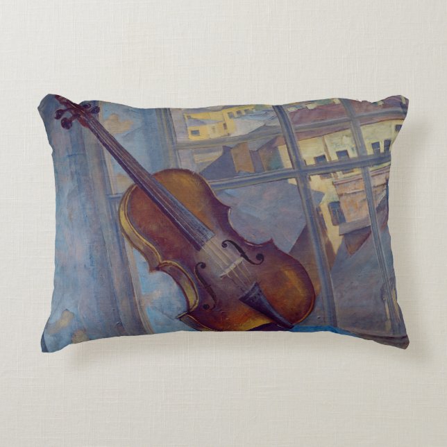 Violin, 1918 decorative cushion (Front)