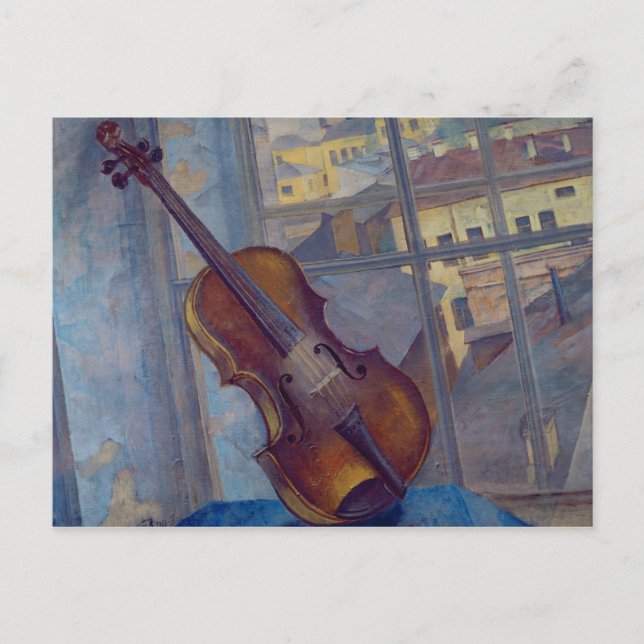 Violin, 1918 postcard (Front)