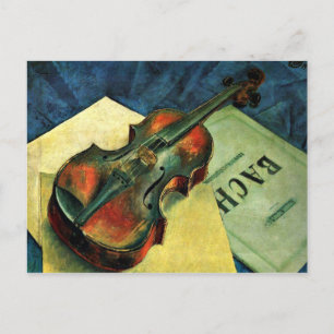 Violin, 1921 painting by Kuzma Petrov-Vodkin Postcard