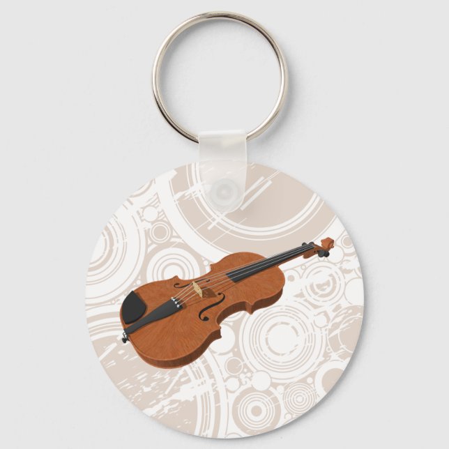 Violin: 3D Model: Keychain (Front)