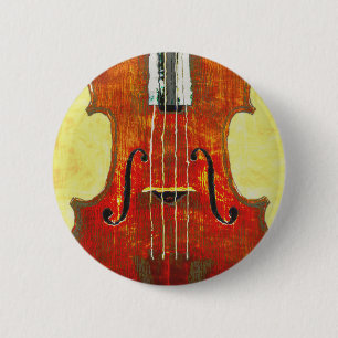 VIOLIN 6 CM ROUND BADGE