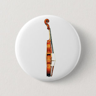 Violin 6 Cm Round Badge