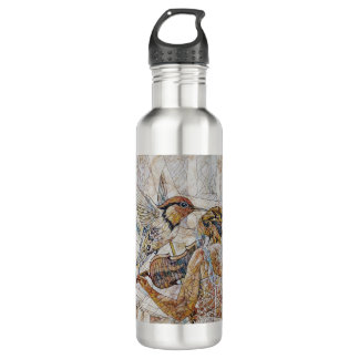 violin                                             710 ml water bottle