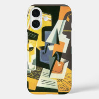 Violin and Glass by Juan Gris, Vintage Cubism
