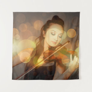 Violin artist solistin instrument tapestry