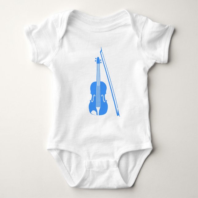 Violin - Baby Blue Bodysuit (Front)
