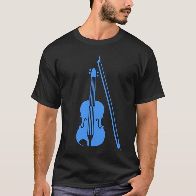 Violin - Baby Blue T-Shirt (Front)