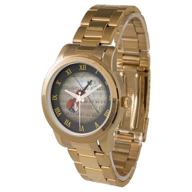 Violin ~ Background “The Musical Planet” * ~ Watch (Angled)