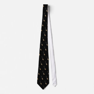 Violin Bass Guitar Tie