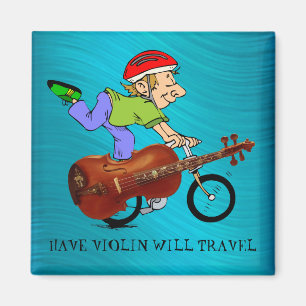 VIOLIN BIKE-MAGNET MAGNET