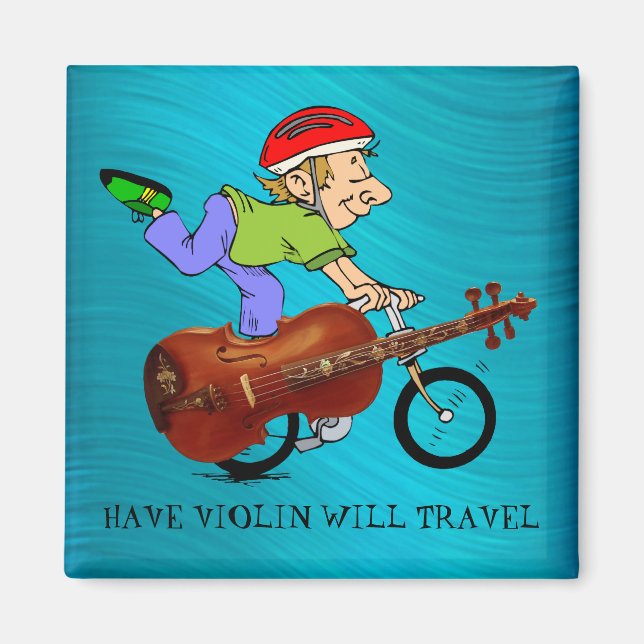 VIOLIN BIKE-MAGNET MAGNET (Front)