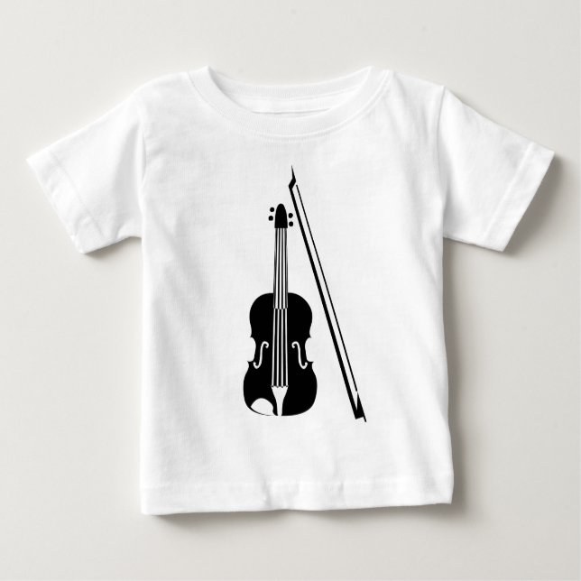 Violin - Black Baby T-Shirt (Front)