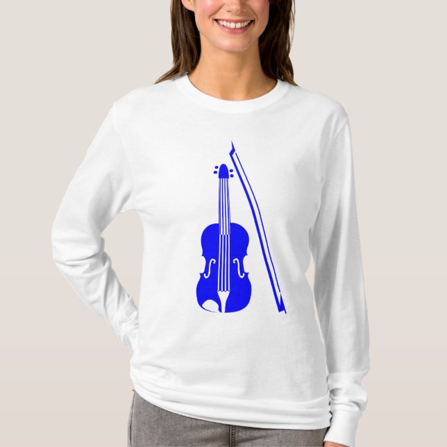 Violin - Blue T-Shirt (Front)