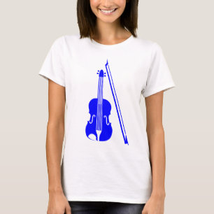 Violin - Blue T-Shirt