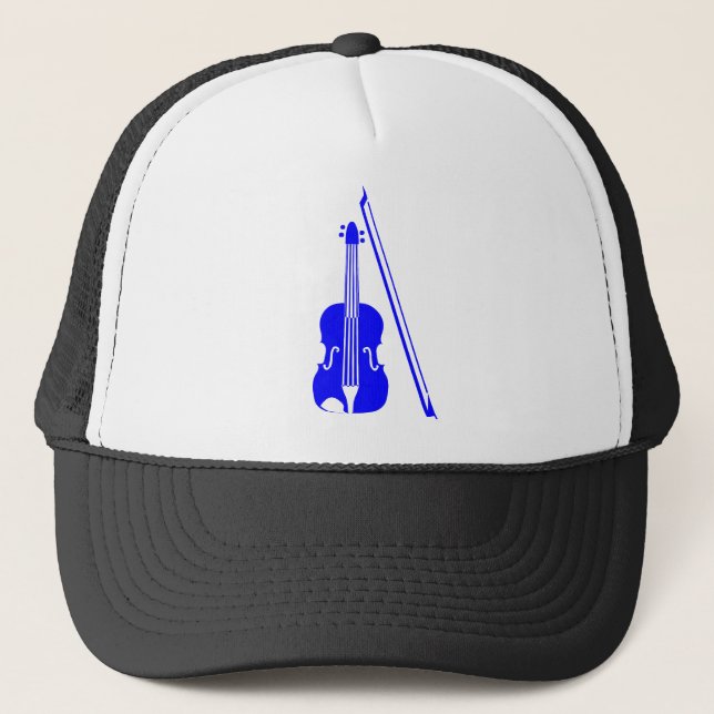 Violin - Blue Trucker Hat (Front)