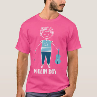 Violin Boy - Musician Fiddle Player Orchestra Viol T-Shirt