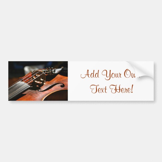 Violin Bumper Sticker (Front)