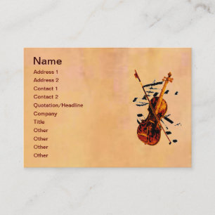 Violin Business Card