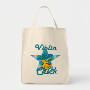 Violin Chick #7 Tote Bag