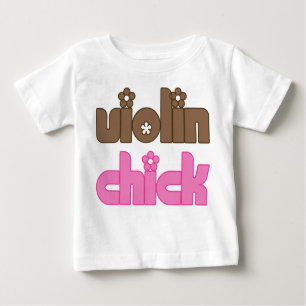 Violin Chick Baby T-Shirt