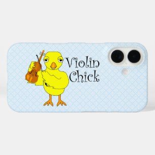Violin ChickText iPhone 16 Case