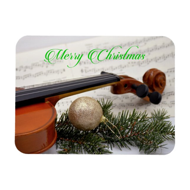 Violin Christmas Concert Magnet (Horizontal)