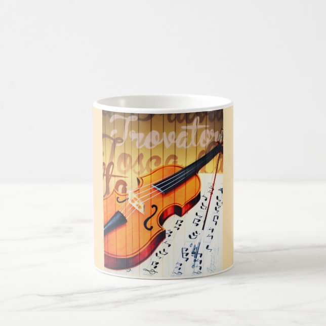 Violin Coffee Mug (Center)