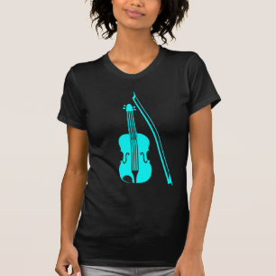 Violin - Cyan T-Shirt