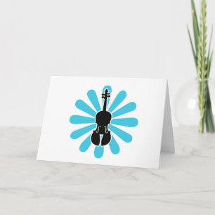 Violin Daisy Notecards