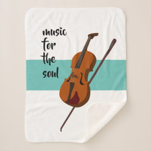 violin design blanket