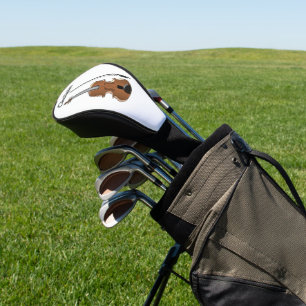 Violin Design Golf Head Cover