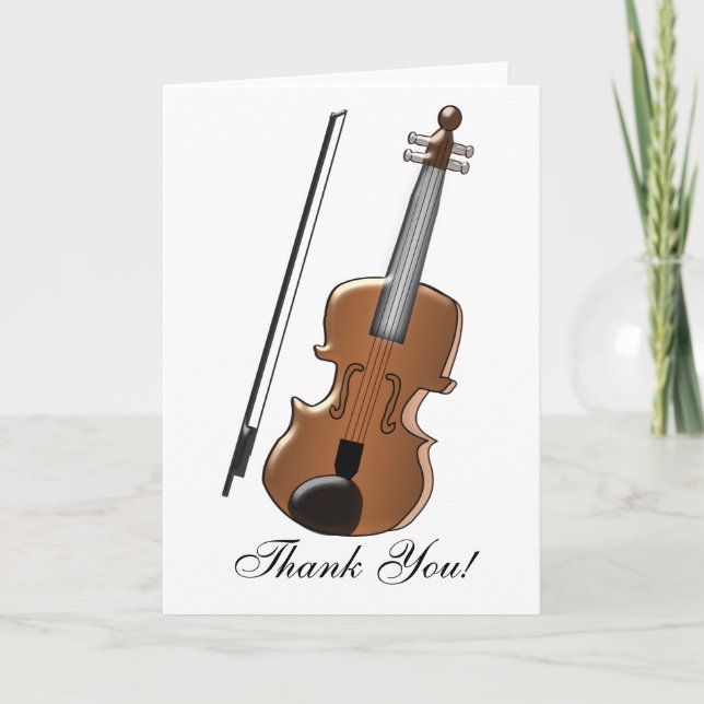 Violin Design Thank You (Front)