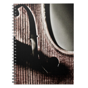 Violin F-Hole Notebook